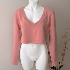 For Love And Lemons Cropped Sweatshirt